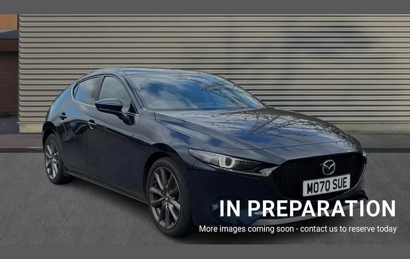 Begagnad Mazda 3 Inclusive 122 HK (89 kW) 2020 Blå Halvkombi