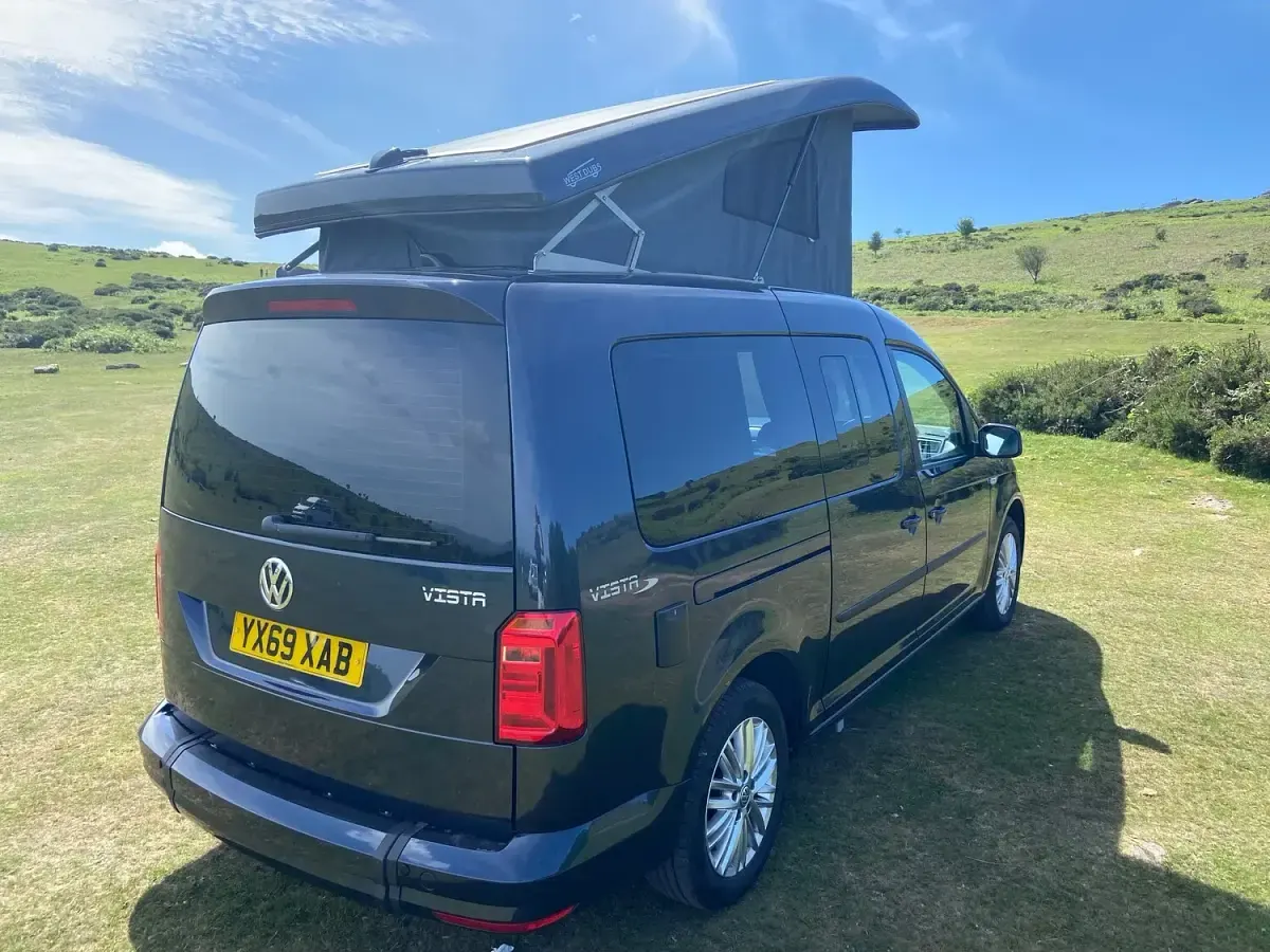 Used VW Caddy S 102 HP (75 kW) 2019 Blue MPV