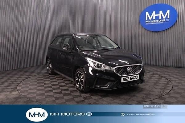 Used MG MG3 Excite 106 HP (77 kW) 2019 Black Hatchback