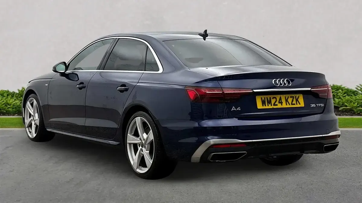 Used Audi A4 S-Line 150 HP (110 kW) 2024 Blue Sedan