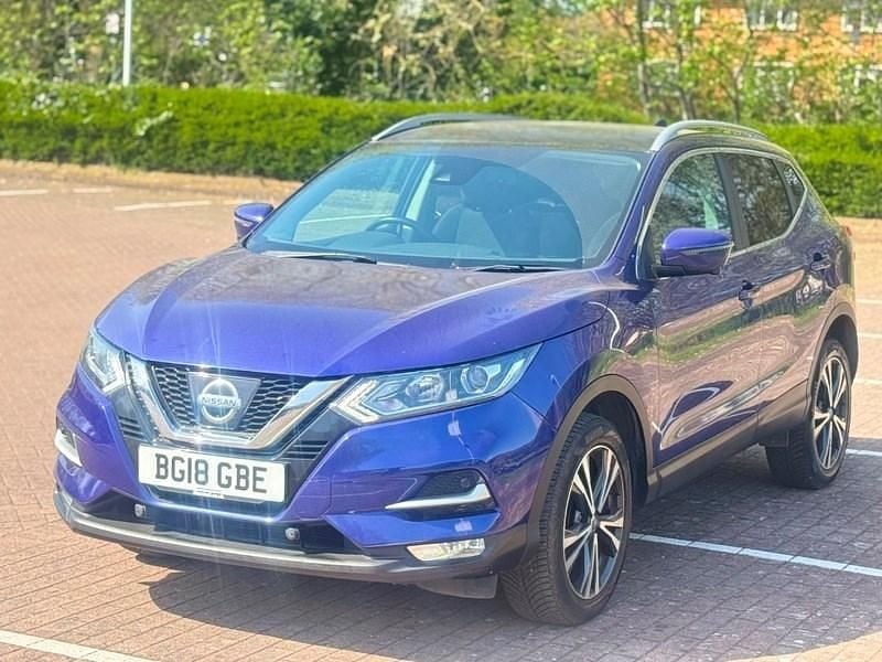 Used Nissan Qashqai N-Connecta 115 HP (84 kW) 2018 Blue SUV