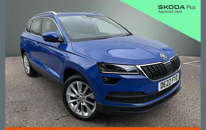 Used Skoda Karoq SE L 150 HP (110 kW) 2022 Energy blue SUV