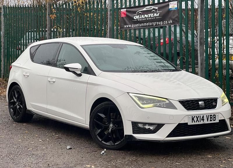 White Used 2014 Seat Leon FR Hatchback | £6,999 (Fair price) - Image 1/3