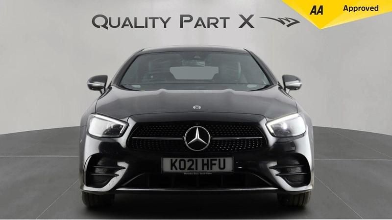Used Mercedes E220 AMG line 2021 Black Coupe