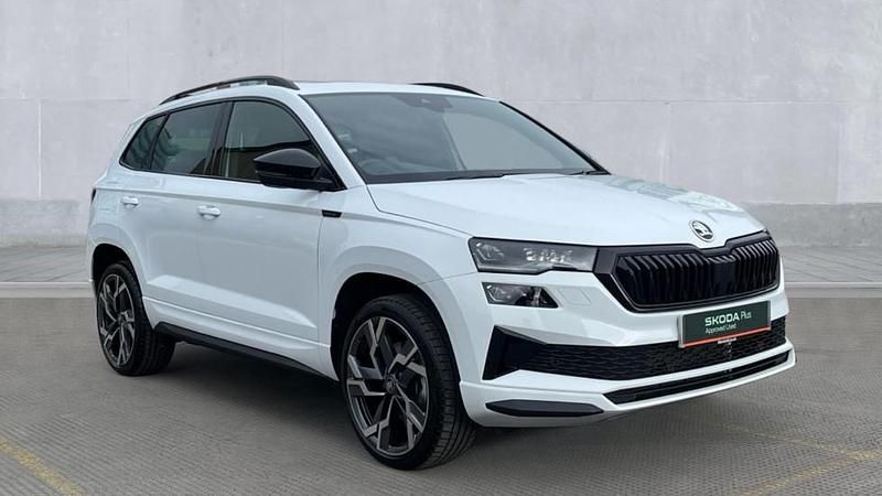 New Skoda Karoq SportLine 150 HP (110 kW) 2026 Moon white SUV