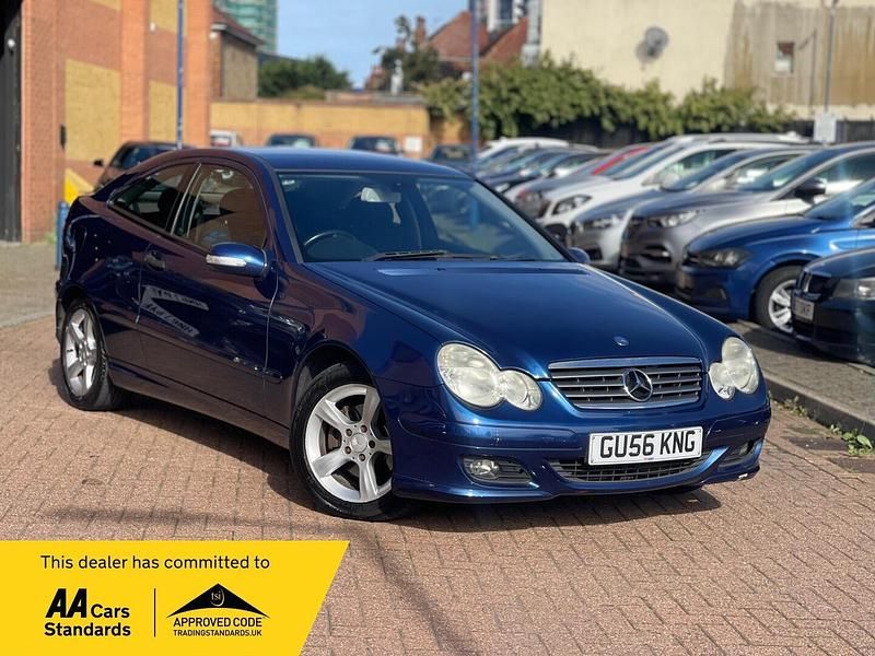 Blue Used 2006 Mercedes C180 SE Coupe | £1,899 (Fair price) - Image 1/4