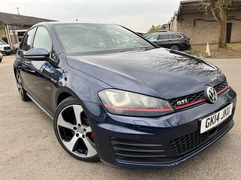 Used VW Golf VII GTI 2014 Blue Hatchback