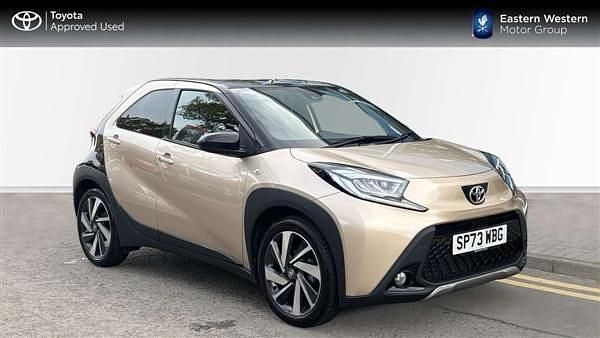 Beige Used 2023 Toyota Aygo Hatchback | £14,999 (A bit pricey) - Image 1/4