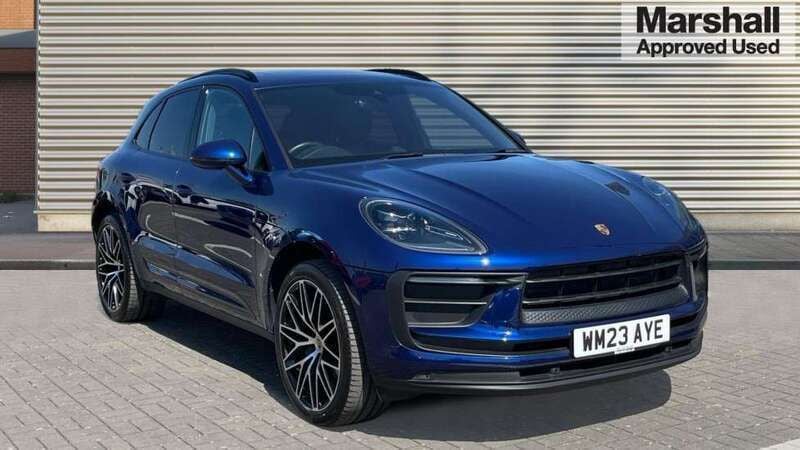 Blue Used 2022 Porsche Macan SUV | £54,552 (Fair price) - Image 1/4