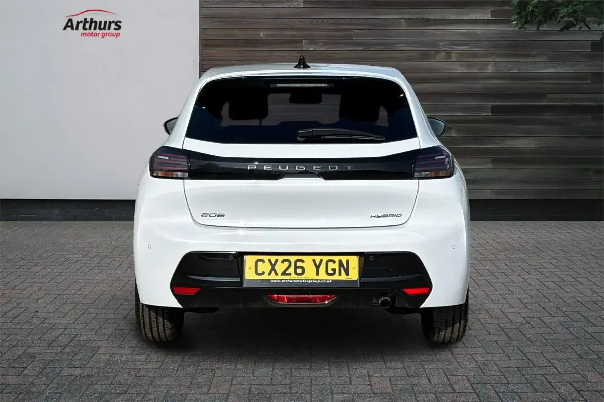 New Peugeot 208 Allure 2026 White Hatchback