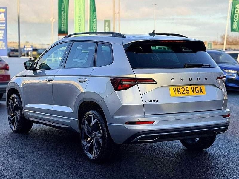 Used Skoda Karoq SportLine 150 HP (110 kW) 2025 Silver SUV