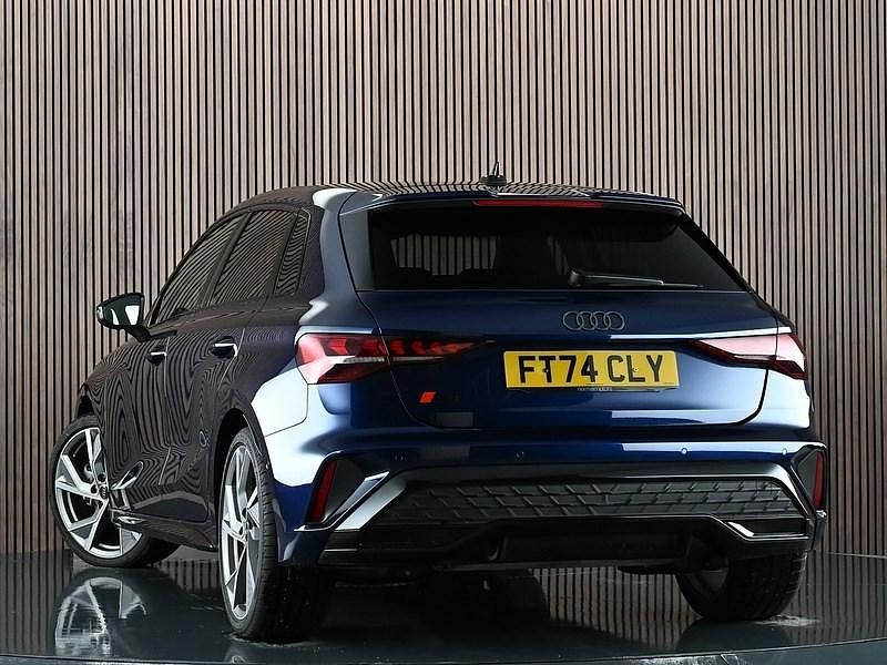 Used Audi A3 Black Edition 2024 Blue Hatchback