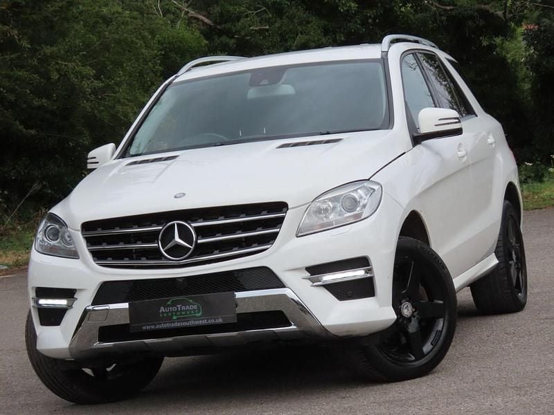 White Used 2014 Mercedes ML350 AMG SUV | £11,794 (Fair price) - Image 1/4