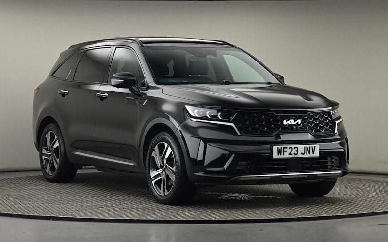 Aurora black pearl Used 2023 Kia Sorento 2 SUV | £33,750 (Expensive) - Image 1/4
