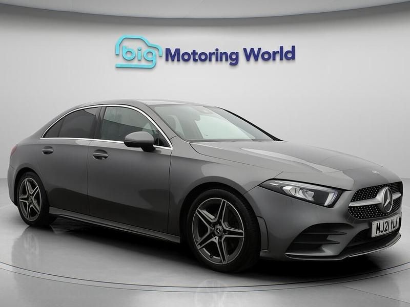 Grey Used 2021 Mercedes A180 AMG line Sedan | £16,300 (Good price) - Image 1/4