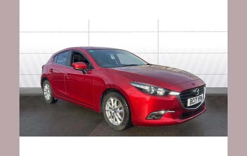 Red Used 2017 Mazda 3 Hatchback | £11,265 (Fair price) - Image 1/4