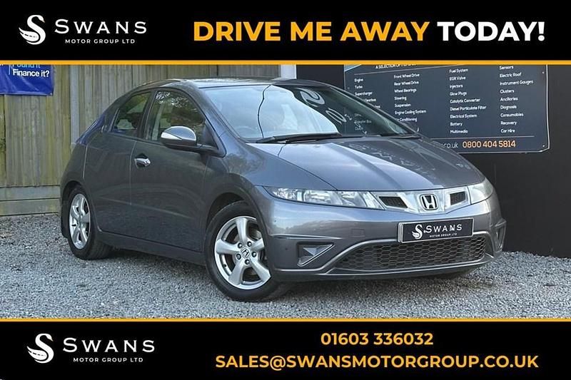 Begagnad Honda Civic SE 140 HK (102 kW) 2009 Silver Halvkombi