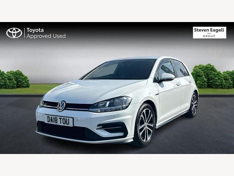 Used VW Golf VII R-line 2018 White Hatchback