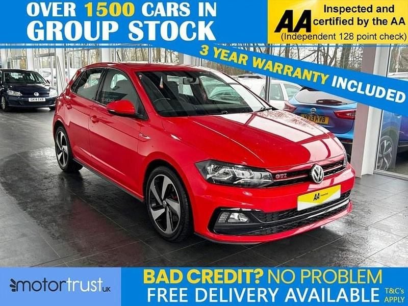 Used VW Polo GTI 200 HP (147 kW) 2020 Red Hatchback