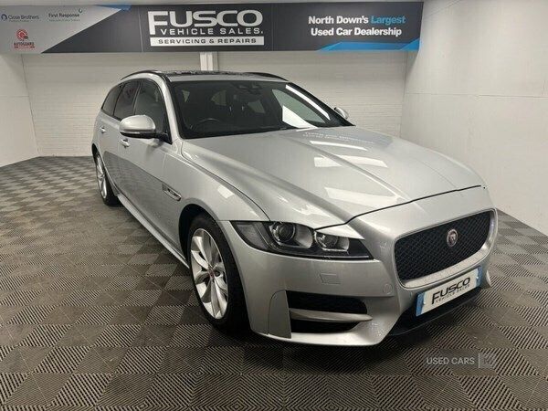 Silver Used 2018 Jaguar XF R-Sport Sedan | £14,990 (Expensive) - Image 1/4