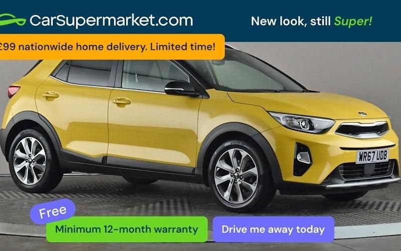 Used Kia Stonic First Edition 120 HP (88 kW) 2017 Yellow SUV