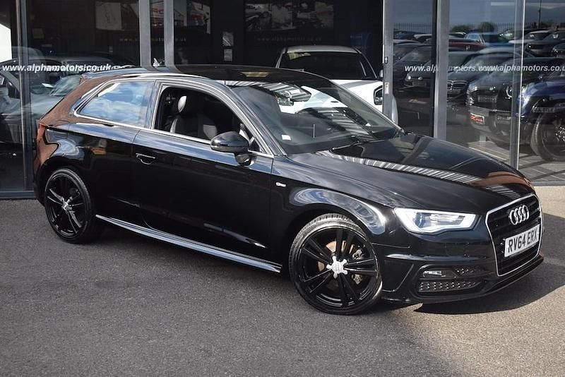 Black Used 2014 Audi A3 S-Line Hatchback | £7,490 (Fair price) - Image 1/3
