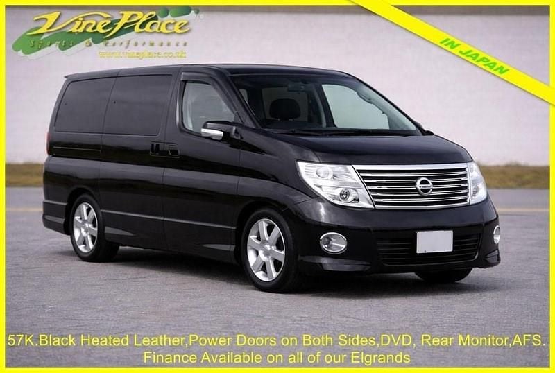 Used Nissan Elgrand 2009 Black MPV