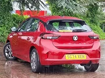 Used Vauxhall Corsa Design Edition 75 HP (55 kW) 2024 Red Hatchback