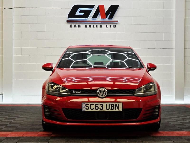 Used VW Golf VII GTD 150 HP (110 kW) 2013 Red Hatchback