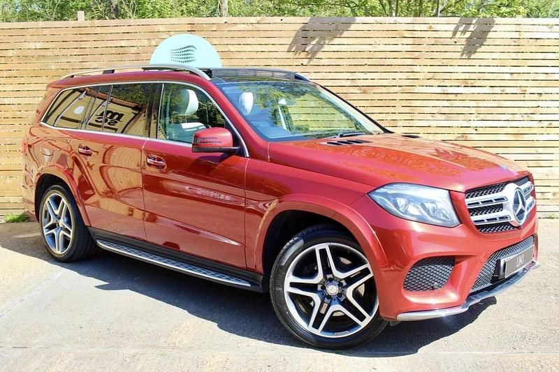Used Mercedes GLS350 AMG line 2016 Red SUV