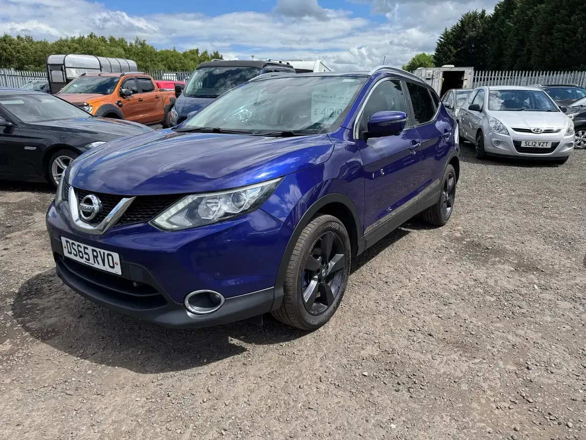Used Nissan Qashqai N-TEC 2015 Blue SUV