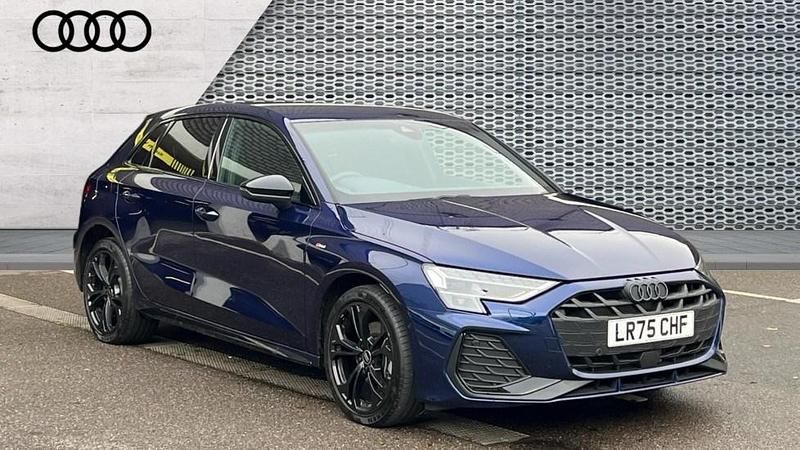 Used Audi A3 e-tron Black Edition 204 HP (150 kW) 2025 Blue Hatchback