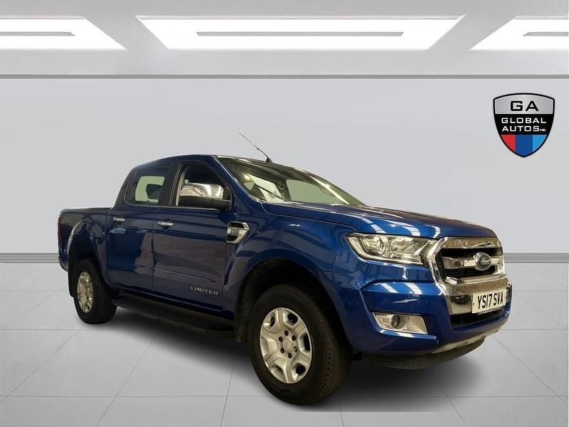 Blue Used 2017 Ford Ranger Limited Pickup | £11,650 (Fair price) - Image 1/3