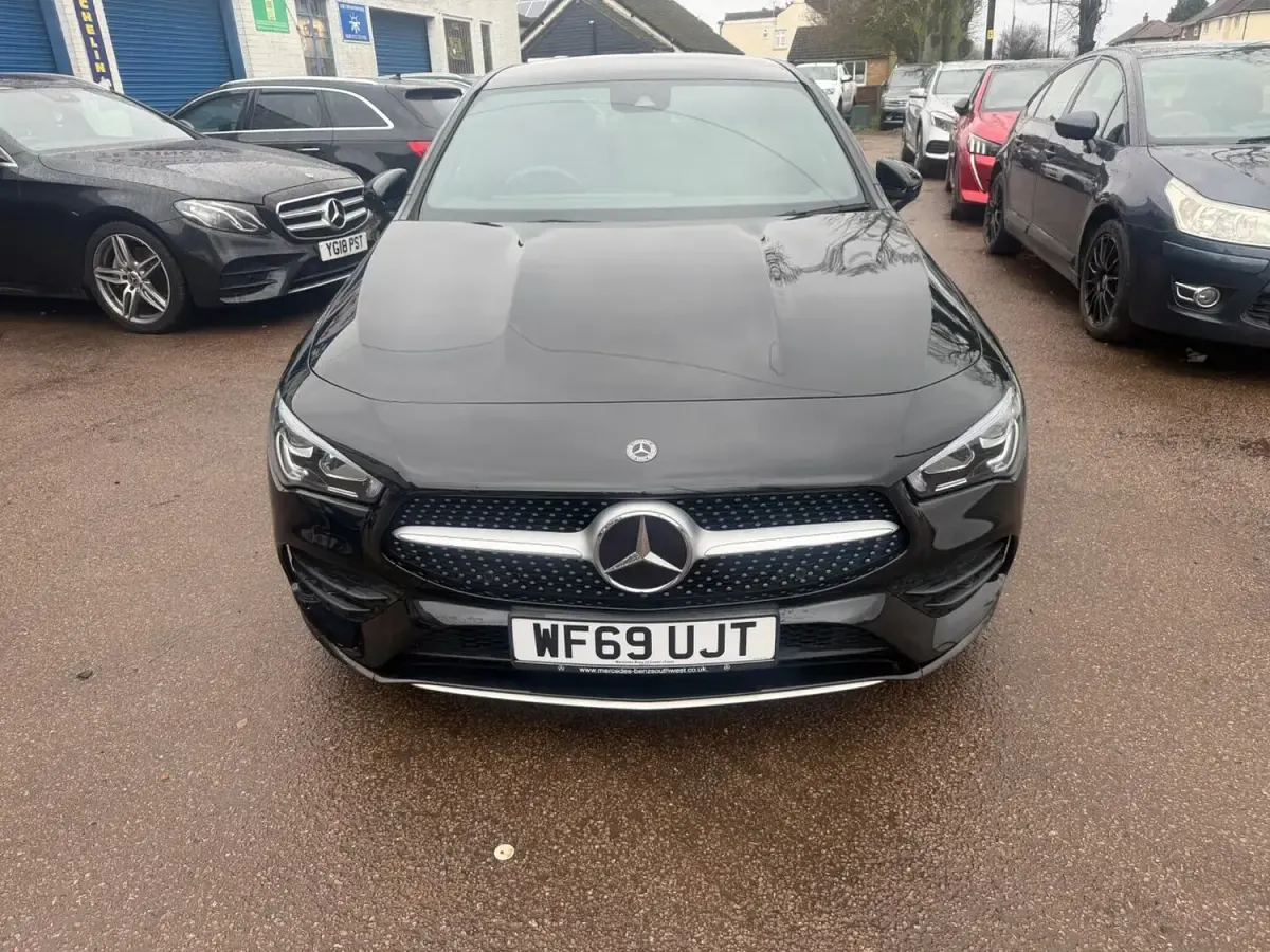 Used Mercedes CLA180 AMG line 2019 Black Coupe