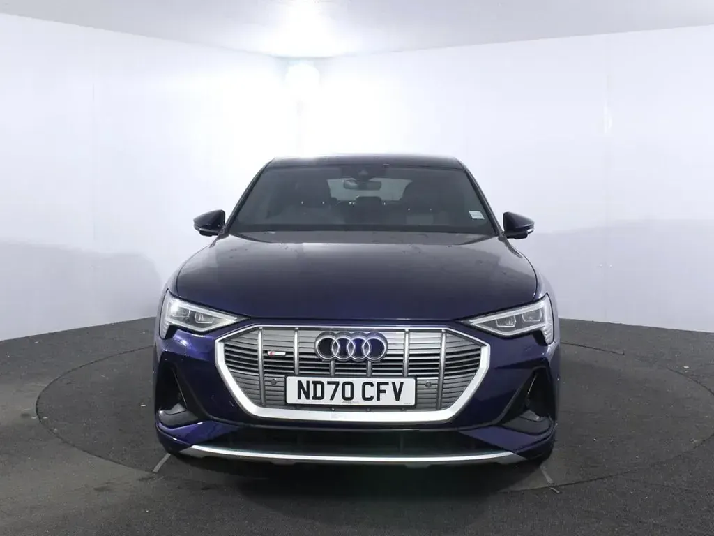 Used Audi e-tron S-Line 300 kW (408 HP) 2020 Blue SUV