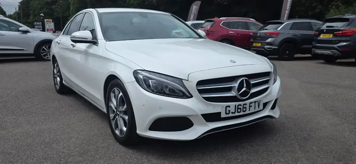 Used Mercedes C200 2016 White Sedan