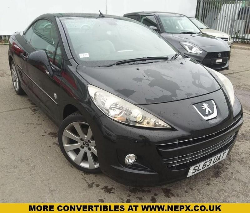 Black Used 2013 Peugeot 207 Roland Garros Cabriolet | £4,995 (Expensive) - Image 1/3