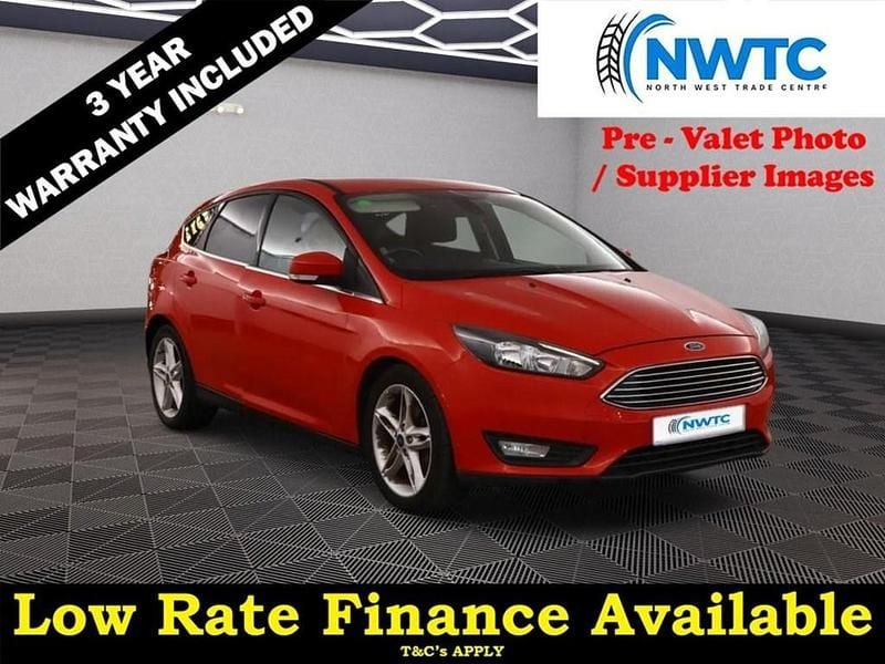 Red Used 2016 Ford Focus Zetec Hatchback | £5,395 (Good price) - Image 1/4