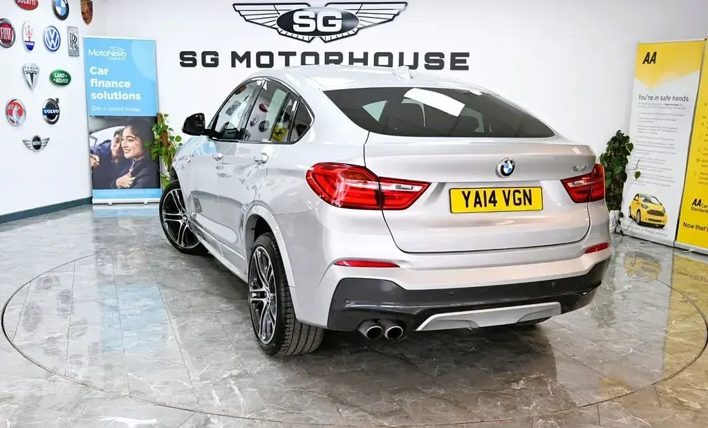 Used BMW X4 M Sport 258 HP (189 kW) 2014 Silver SUV