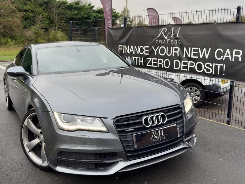 Grey Used 2013 Audi A7 Sportback Black Edition Hatchback | £7,595 (Fair price) - Image 1/4