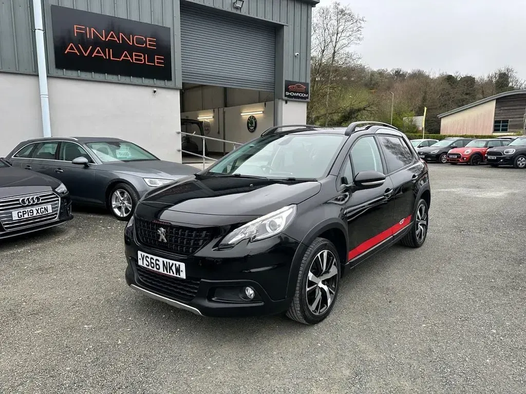 Used Peugeot 2008 GT-line 120 HP (88 kW) 2017 Black SUV