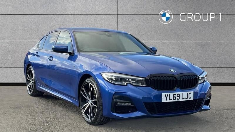 Used BMW 330e M Sport 292 HP (214 kW) 2020 Blue Sedan