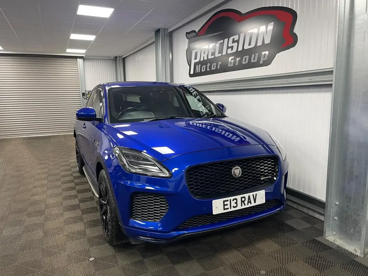 Used Jaguar E-Pace R-Dynamic 180 HP (132 kW) 2018 Blue SUV