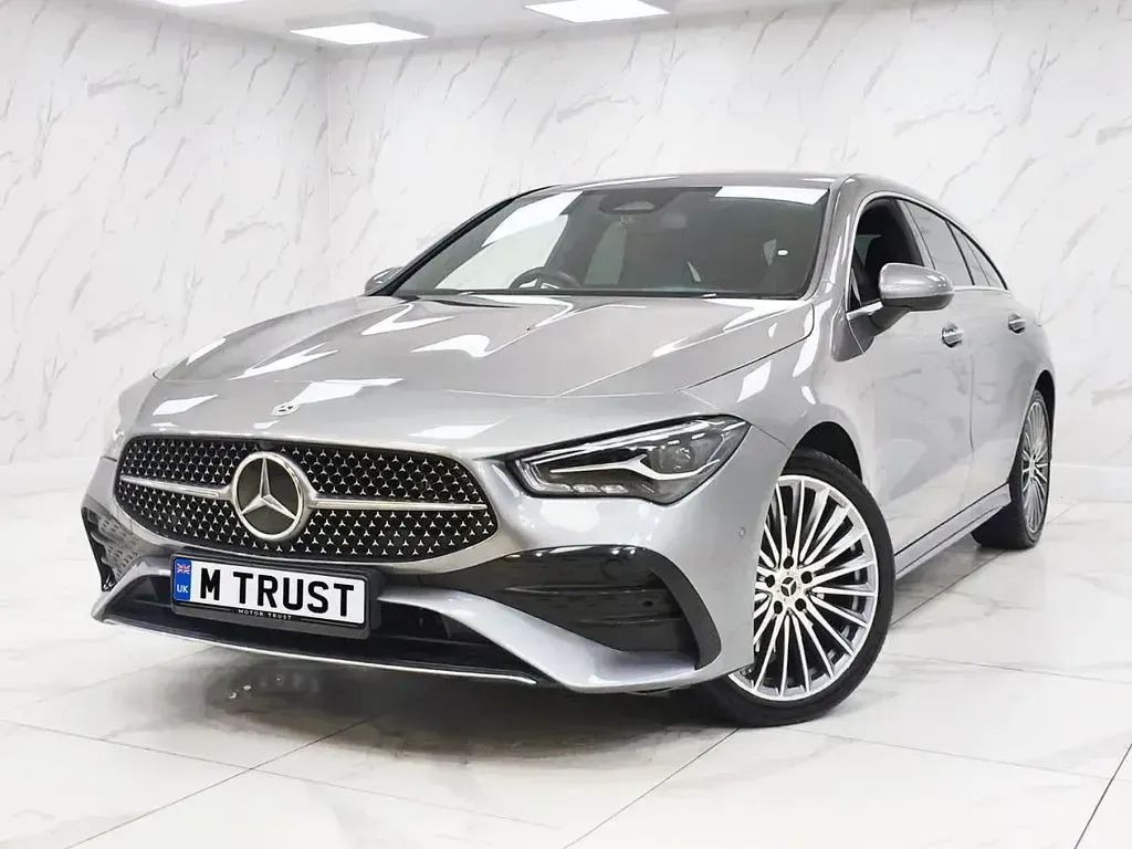 Used Mercedes CLA250 Shooting Brake AMG line 2024 Grey Estate