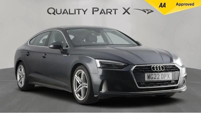 Grey Used 2022 Audi A5 Sportback Sport Hatchback | £17,846 (Super price) - Image 1/4