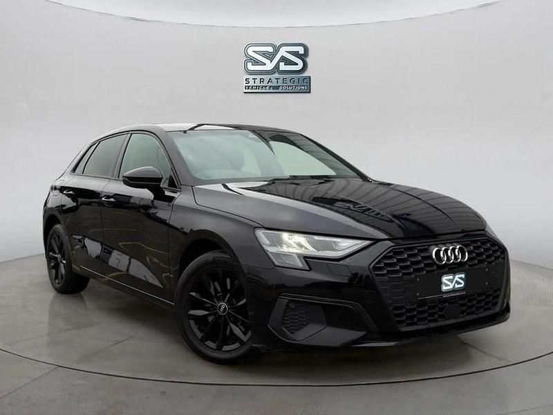 Black Used 2021 Audi A3 Sportback Advanced Hatchback | £13,490 (Fair price) - Image 1/4
