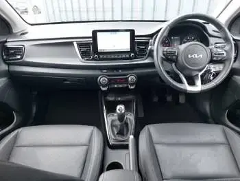Used Kia Rio 118 HP (86 kW) 2021 Blue Hatchback
