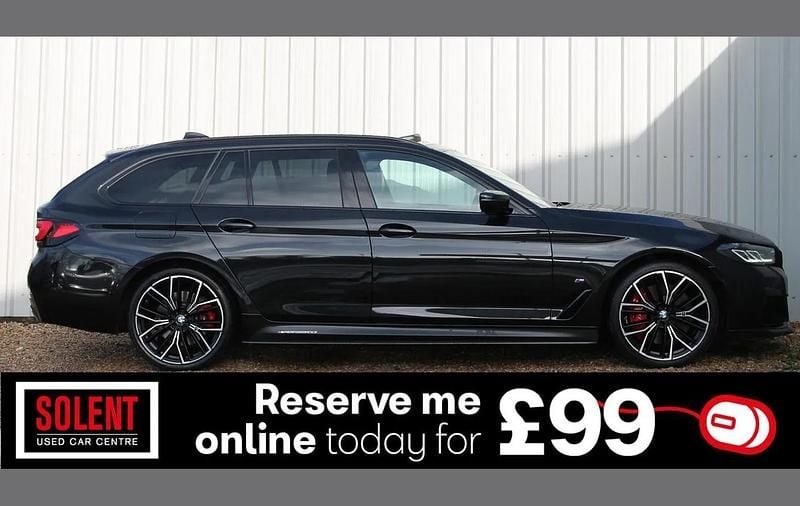 Used BMW 530 M Sport 281 HP (206 kW) 2022 Black Estate