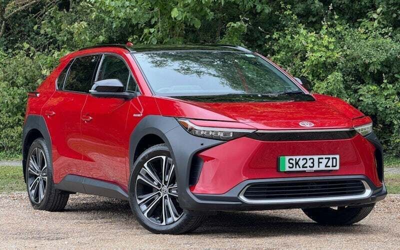 Red Used 2022 Toyota bZ4X Edition SUV | £27,375 (Fair price) - Image 1/3