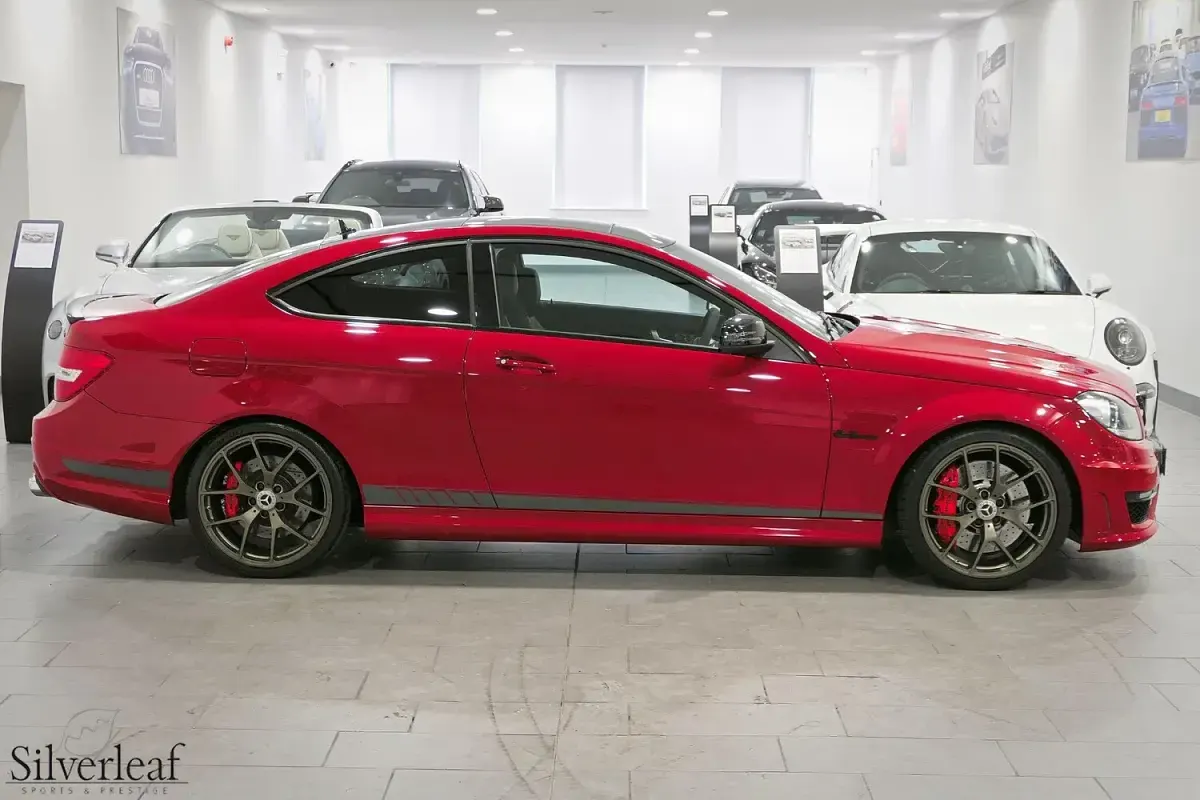 Used Mercedes C63 AMG Edition 507 HP (372 kW) 2015 Red Coupe